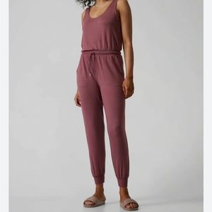 Athleta Balance Jumpsuit in Tawny Rose